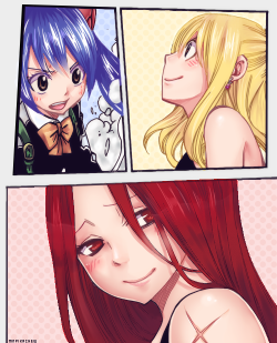 mrpikachew:  Primary colors ⇢ Red,blue,and blonde hair go together really well!        