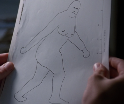 needs-somesugar-in-his-bowl:reblog Mulder’s drawing of bigfoot titties or be cursed for 12 years and 12 nights