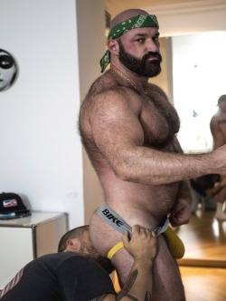 eurojock131:  Be a good boy and clean daddy’s ripe ass