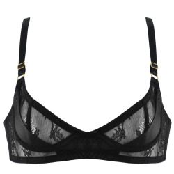 exclusivelyselectedlingerie:  nearerthelingerie:  New products! The Lamia (latin for witch or vampire - inspired by the gothic style black lace) plunge bra, mini knicker and high waist brief. We’re trying a move to cut out product images too - what