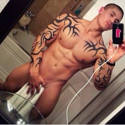 texasfratboy:  damn, that’s a hot boy! but drop the towel and show us the goods! …heehee