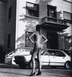 helmutnewtonphoto:  1981 Black or nothing - Brescia undressed, For Vogue Italia.  more Helmut Newton&hellip;