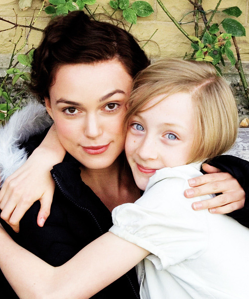  "She’s amazing. She is twelve and she’s got this thick Irish accent, then she comes out and she’s got this pitch perfect 1940’s British accent. I think what’s incredible with Saoirse is that’s not taught. That’s not taught. So where does that talent come from? It’s just… it is extraordinary. People keep on saying ‘What advice are you giving her?’ I would never dream of giving Saoirse Ronan advice. I’ll take advice from her, but I certainly won’t give it." 