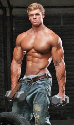 billyraysorensen:  Need to get me some of this blonde muscle beauty – Steve Webb … 