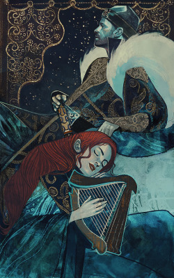 monthofloveart: “The Monarch’s Lullaby“ by Qistina Khalidah https://qissus.deviantart.com/   “Recall last night, the snow was whirling,Across the sky, the haze was twirling,The moon, as though a pale dye,Emerged with yellow through faint clouds.And