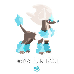 wolfiboi:  day 24 furfrou! my favourite pokemon!