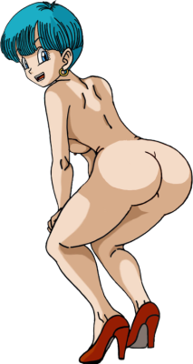dbz-hentai-x:  Sympathique dessin de bulma vieille, qui tend son bon cul à la grosse bite de vegeta.
