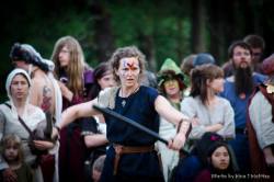Galanerna in full action during the larp Lazarus - Spiraltornets fall (The Fall of the Spiral Tower) in Sweden. Proud, devoted, fun-loving and not a little crazy, we did our best to stir up trouble wherever we went.The photographs were taken sneakily