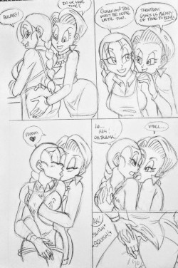 Anonymous said to funsexydragonball: Can you draw GT Videl and GT Bulma having a make-out sessionYou know what&hellip;. when I drew GT Videl, I actually don’t dislike her design that much anymore.
