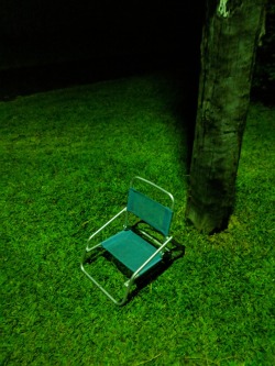 noisephilia:  noisephilia:last night walking home i found a gnome’s chair a child of any age to sit on a chair would not fit on this chair. a gnome was sitting here enjoying the dark cloudy night and noticed me coming and ran but couldn’t take their