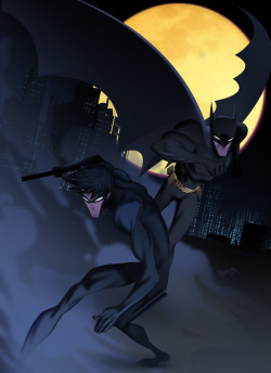 detective-comics:  Batman And Nightwing | Dan Mora  