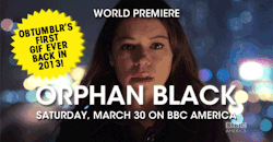orphanblack:  Orphan Black premiered on BBC AMERICA exactly one year ago today. We remember sitting in BBC AMERICA HQ, glued to the internet, hoping everyone would watch the show and love it as much as we did. You guys showed up. You watched. You came