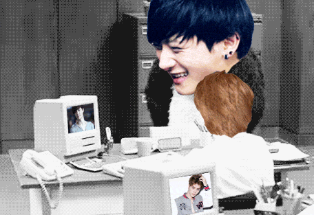 Here are some funny gifs of EXO xD