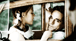 confessionofawidower:  Dominique Swain &amp; Jeremy Irons in Lolita [1997, Adrian Lyne]
