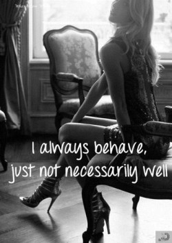 sussex:  endeavour-nd4: 😉    Why behave when all it gets you is grief?Better to ‘Miss’ behave and have fun 😈❤️💋