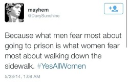 aboutwhitewomen:  fistopher:  postwhitesociety:  virgosb:  This.  Wow…..wow  Statistically more men are raped in prison annually than there are estimated rapes of women annually in the US.Considering the roughly 2.5 million men in prison, there’s