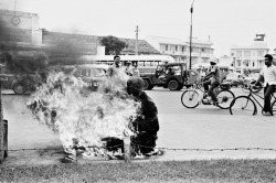 Malcolm Browne - Auto-immolation du moine bouddhiste vietnamien Thích Quảng Đức, 1963.