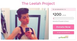 fuckyeahzarry:  Alex Yrigoyen&rsquo;s mission statement on GoFundMe:  â€œShortly after hearing of [Leelahâ€™s] death, I made a post on my blog offering to donate 3 boxes worth of clothes I donâ€™t wear anymore along with make-up and wigs to trans women