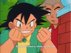 ortizesque: 5 minutes into my rewatch of Pokemon and Professor Oak is being an asshole