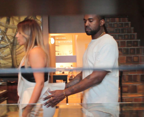 kimkanyekimye: Can’t keep his hands off of it lol