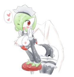 pokesexphilia:    furfegt said:Post some maid Pokemon pleaseStill not the easiest thing to find =/ But I hope you enjoy these