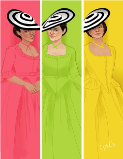 celestedoodles:  The Schuyler Sisters - Listen to the entirety of Hamilton but specifically listen for echos of Countdown in the song, Helpless 