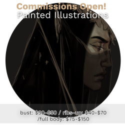 Commissions Open!  I&rsquo;m settling into a new schedule now that I&rsquo;ve spent some time developing my style and am ready to take on commissions again—this time with some exclusivity. This means that I&rsquo;m looking for commissioners with a more