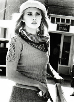 Faye Dunaway in Bonnie and Clyde, 1967.