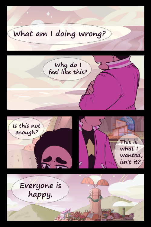 crude-mood:    EmptyPages 1-6This is a complete work. Do NOT repost.Decided to make my own version of corrupted steven who’s just,,,,too overwhelmed by his own thoughts, hope you enjoy!! Had to reupload since apparently my account wasn’t really showing