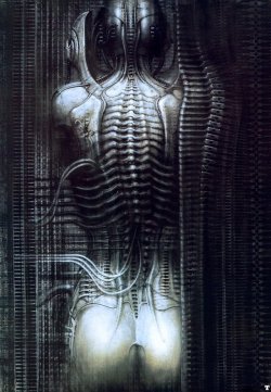 crossconnectmag: H.R. Giger: Surrealist Artist and “Alien” Designer H.R. Giger, actually less known for his full name, Hans Ruedi Giger, is a Swiss artist who created highly influential artwork in the style of Fantastic-Realism.  He was born in 1940,