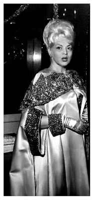 Zorita      (aka. Katherine Boyd Petillo) Vintage press photo dated from January of &lsquo;66, features a glammed-up Zorita attending the opening (in Miami) of the 1966 edition of Ann Corio’s long-running ‘THIS WAS BURLESQUE’ touring show..