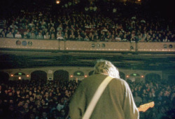 carltonschubert:  nerd–vana:  Kurt Cobain at the Paramount Theatre on Halloween 1991  ‡ 
