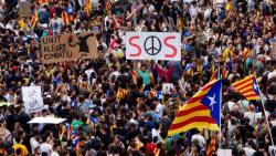 useless-catalanfacts:  03/October/2017. Catalonia today. If you follow this blog or have been paying attention to the news, you will know that the Spanish military police tried to stop the Catalan independence referendum by using violence against the