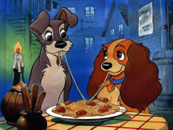 Lady and the Tramp en We Heart It. http://weheartit.com/entry/69085242/via/Girls098