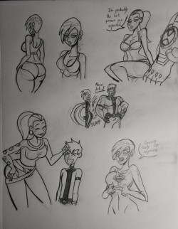 chillguydraws: I just remembered I never posted these Gwendolyn Tennyson doodles.  So have some Gwendolyn Tennyson doodles.  ;9