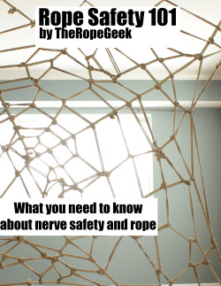 littlewolfhowlsatthemoon:  theropegeek:  All photos, layout, etc, by me. Buy awesome rope viawww.TheRopeGeek.com   Very good information