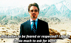 theironman:  Tony Stark + Favorite lines (part 1) 