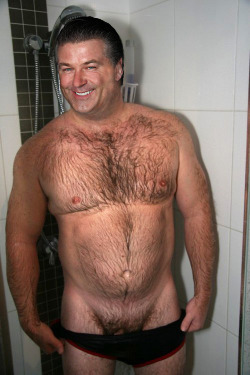 daddycelebritiesphotomontages:  Can I join yon in the shower? (with ALEC BALDWIN) 