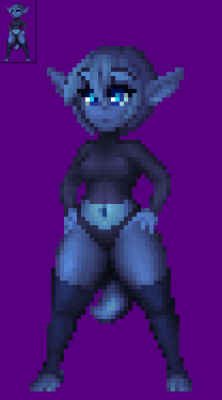 hdoomguy:  A fansprite of Kanelfa’s as-of-yet-unnamed shortstack dragon cutie. Here’s hoping we’ll seeing her quite a bit in the future!    Cute as hell and them. god. damn. T H I G H S. I&rsquo;ve enjoyed your work for the longest time. She turned
