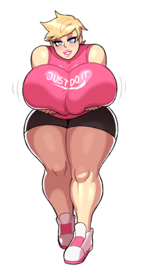risax: Just do it! by @drakdoodles Trudy Hunt in the outfit she wore in chapter 1. Since then @kentayuki suggested that she should have her own brand, and now she mostly wears goods with the “Hunt” logo. Still, I couldn’t resist commissioning
