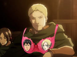 rainbowmarimo: Reiner BRAun Bertholdt Reiner Annie=BRA I regret nothing  I miss the right cup. :(   Not as much support without it. 