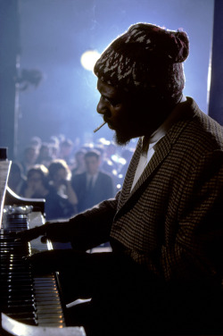 coolkidsofhistory:   Jazz great Thelonious Monk performing at the Newport Jazz Festival,  1974.