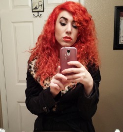 New hair, my camera makes it look redder than what it really it is. It&rsquo;s more orange than this.