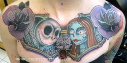 pumpkinnqueen:My finished Nightmare Before Christmas piece, done by the always amazing Trent Edwards at Skin Art Gallery in Addison, Texas.
