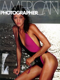 80s-90s-supermodels:  American Photographer US, December 1980Model : Janice Dickinson  