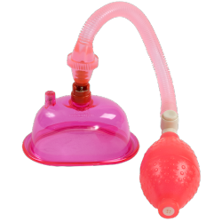  Pussy Pump   Get  pumped for the sexiest adult fun! This pink pump is easy to use and  easy to clean. The ergonomically correct cup shape with quick release  valve is perfect for beginners and experienced users as well. You will  love the no-kink hose