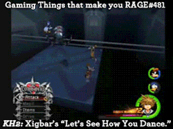 gaming-things-that-make-you-rage:  Gaming Things that make you RAGE #481 Kingdom Hearts 2: Xigbar’s “Let’s See How You Dance.” submitted by: xionbutt