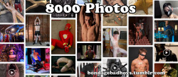 8,000 PHOTOS! http://bondagebadboys.tumblr.com Please SHARE!!! Lots of photos about guys into gay bondage bdsm fetish super hero lycra puppy play spandex rubber uniforms leather wetsuits neoprene sports gear punk skins kink Master slave role play photos
