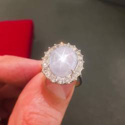 dupuisauctions: Star Sapphire and Diamond Ring at our Winter Jewels Online Auction. Auction ends this Wednesday at 11 am. #dupuis #jewels #dupuisjewels #sapphire  (at Dupuis Auctioneers) 