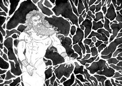 artofmermanjonas:  #Inktober day 11  Zeus Cronida   (fazendo sample de guitarra)  #Inktober2018 #inktoberday11 #inktober #ink #inking #nankin #illustration #drawing #greek #god #mythology #thunder #lightning #myart #myartwork #artsy #guitarr #zeus https:/